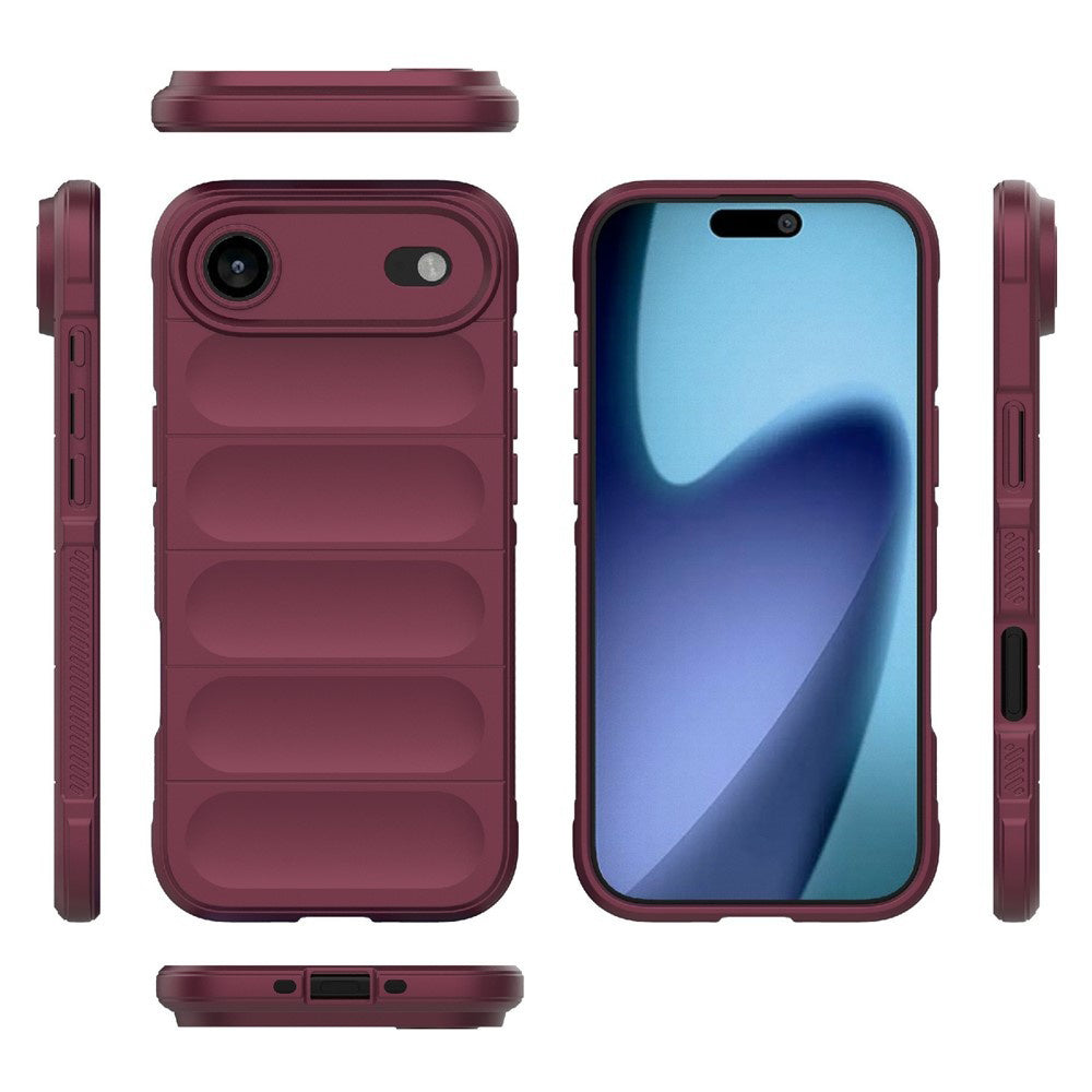 Case for Apple iPhone 17 Air, Techsuit, Magic Shield, Burgundy