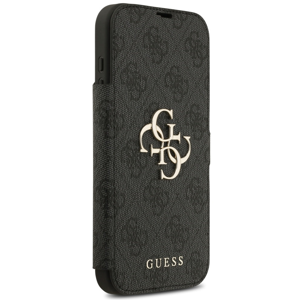 Case for Apple iPhone 17, Guess, 4G Metal Logo, Black