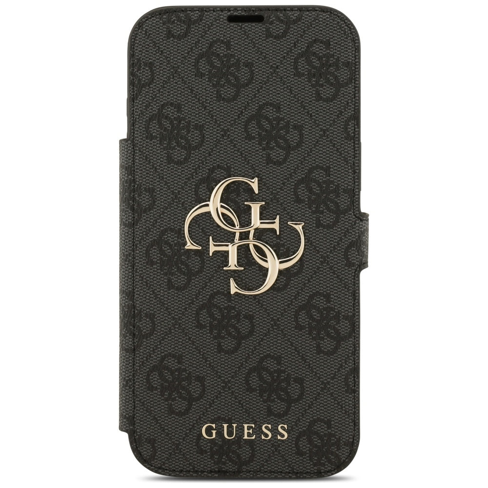 Hülle für Apple iPhone 17 Pro Max, Guess, 4G Metal Logo, Schwarz