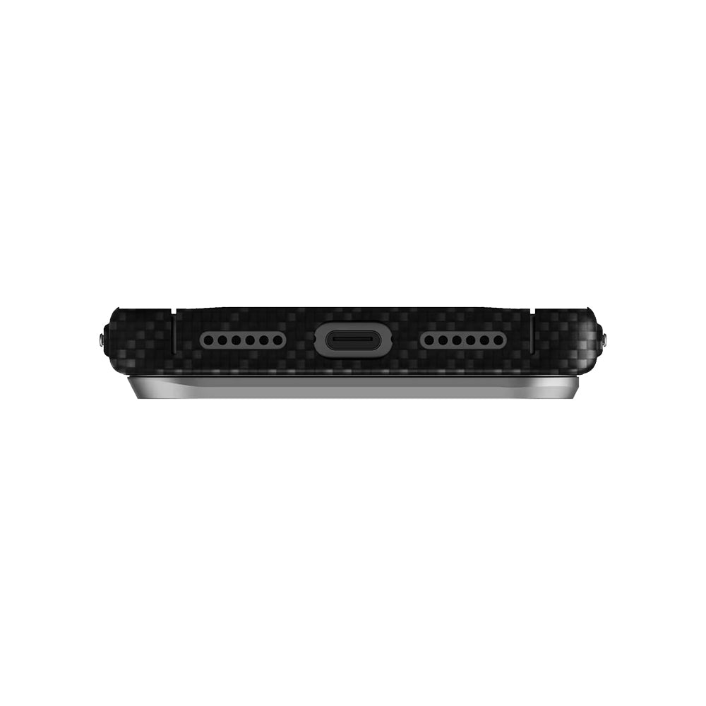 MagSafe Hülle für Apple iPhone 17 Pro Max, UNIQ, Keva MagClick, Dunkelgrau