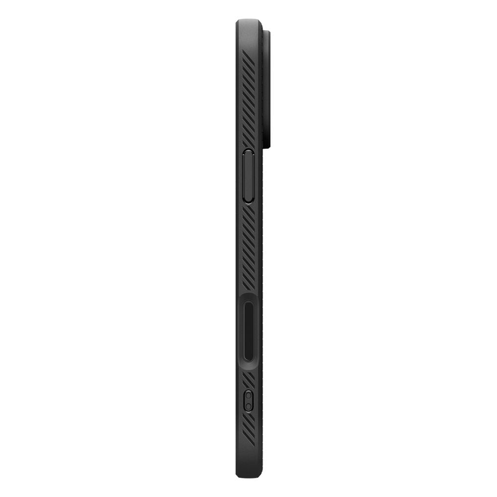 Hülle für Apple iPhone 17 Pro, Spigen, Liquid Air, Mattschwarz ACS10331