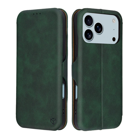 Case for Apple iPhone 17 Pro, Techsuit, Safe Wallet Plus, Green