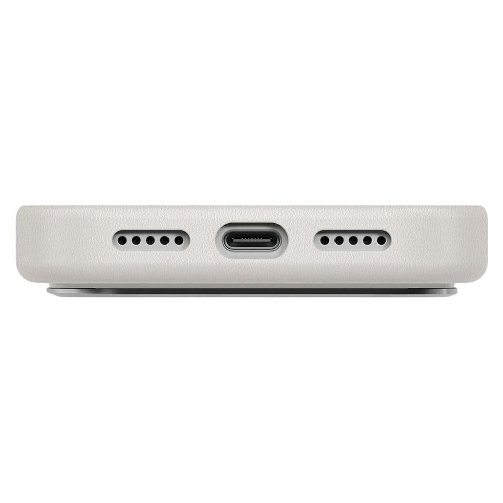 Hülle für Apple iPhone 17 Pro, UNIQ, Lyden Leatherette, Grau