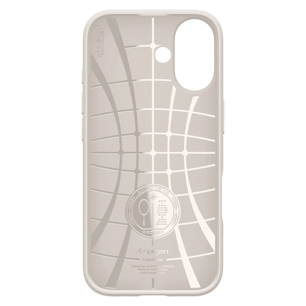 Hülle für Apple iPhone 17, Spigen, Liquid Air, Beige ACS10372