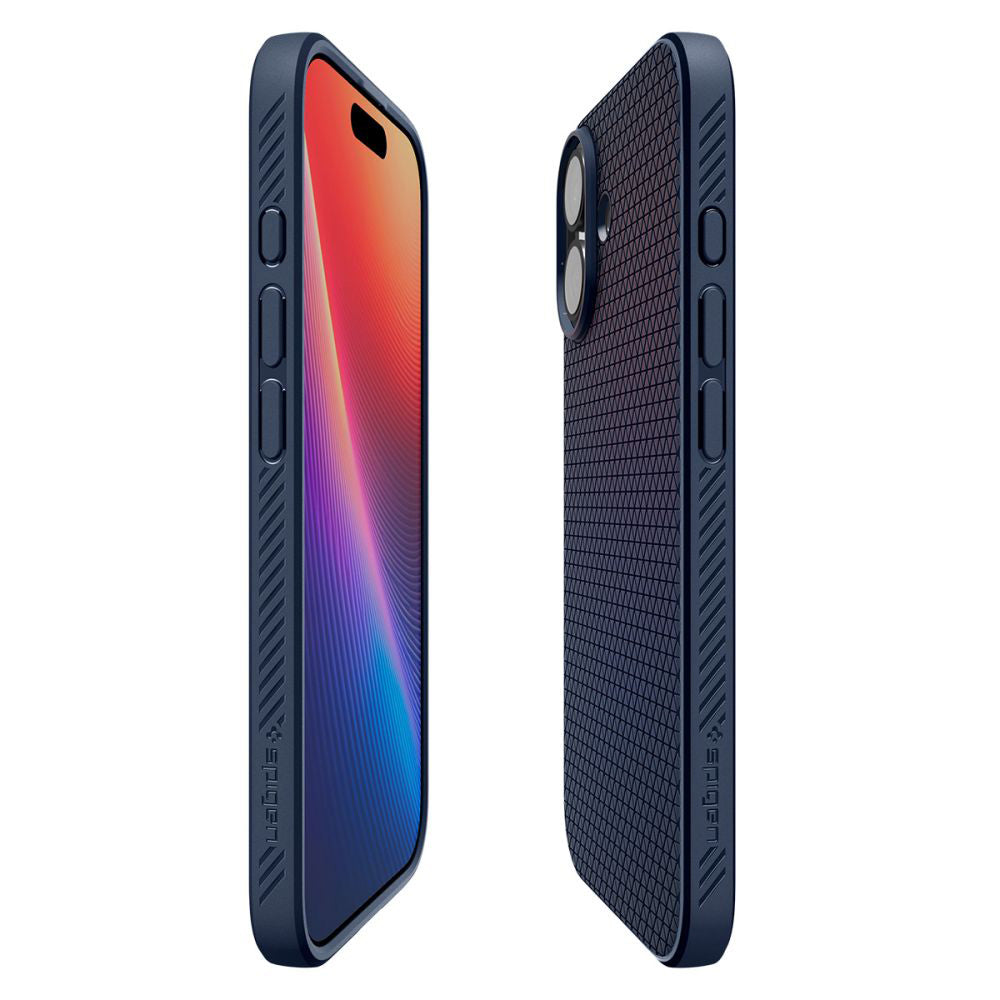 Hülle für Apple iPhone 17, Spigen, Liquid Air, Marineblau ACS10370