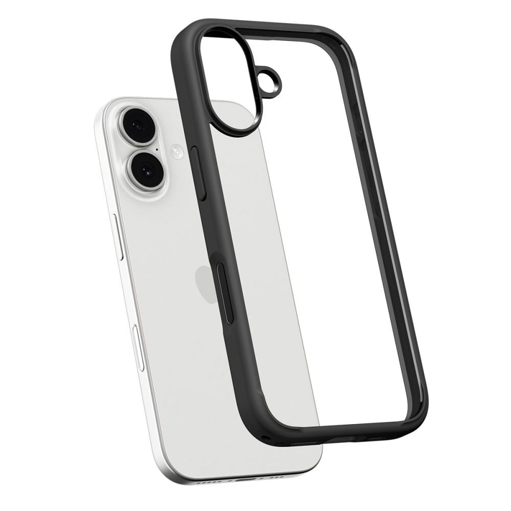 Hülle für Apple iPhone 17, Spigen, Ultra Hybrid, Mattschwarz ACS10377