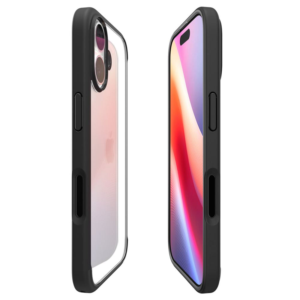 Hülle für Apple iPhone 17, Spigen, Ultra Hybrid, Mattschwarz ACS10377