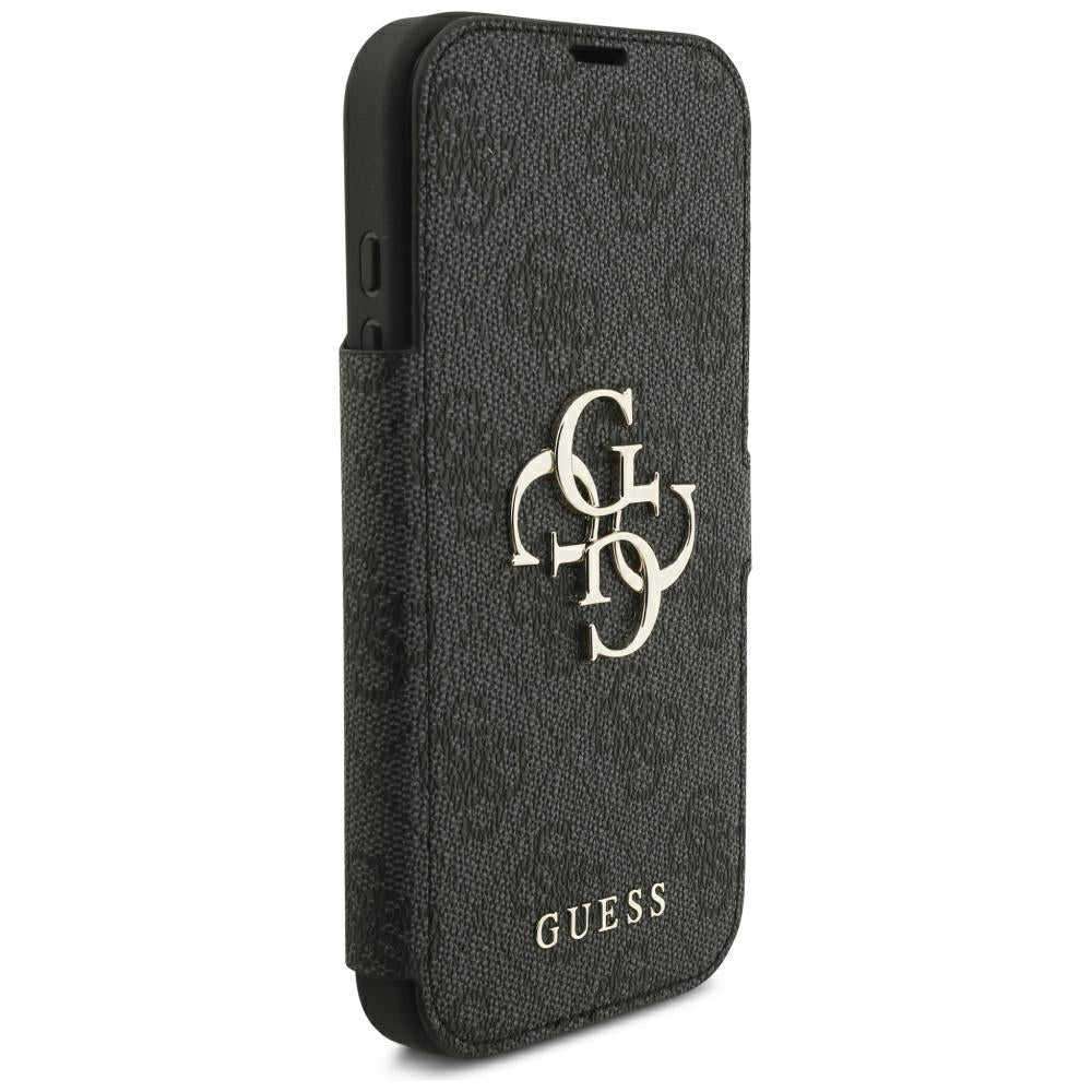 Case for Apple iPhone 18 Pro / 17 Pro, Guess, 4G Metal Logo, Black