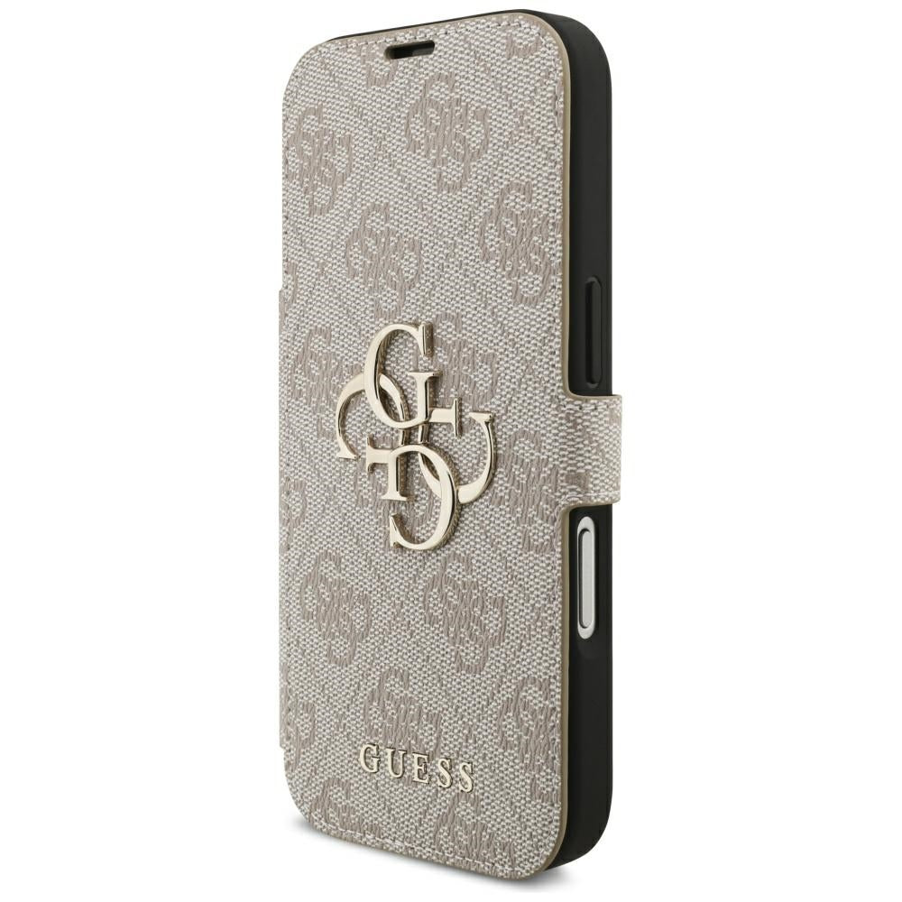 Hülle für Apple iPhone 18 Pro / 17 Pro, Guess, 4G Metall-Logo, Rosa