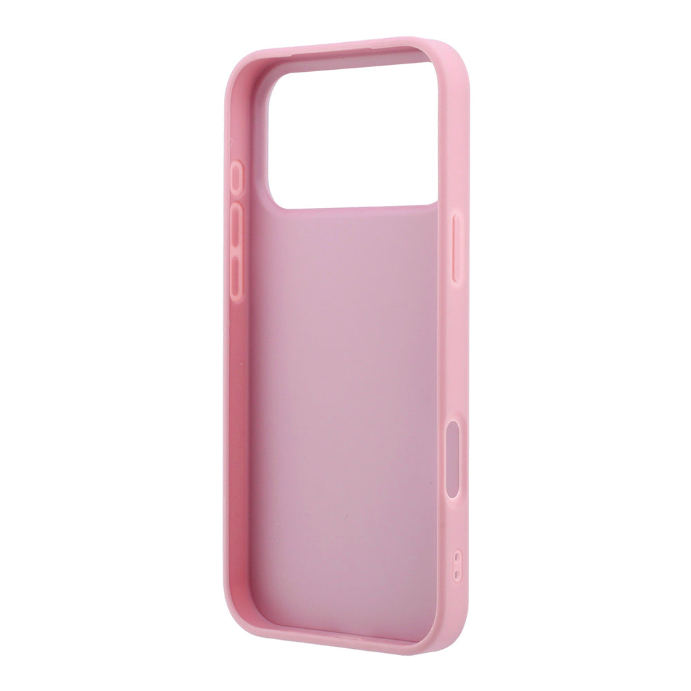 Hülle für Apple iPhone 18 Pro / 17 Pro, Guess, Fixed Glitter Big 4G, Rosa
