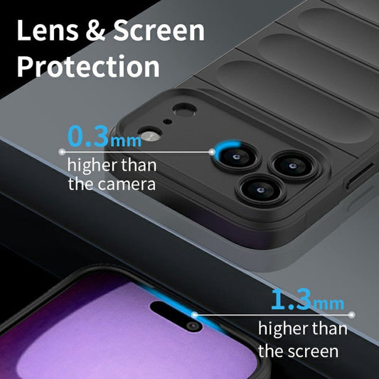 Hülle für Apple iPhone 18 Pro / 17 Pro, Techsuit, Magic Shield, Grün