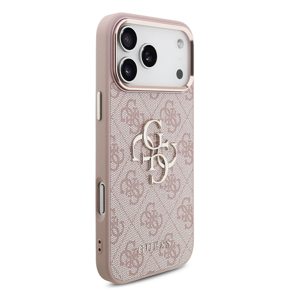 Case for Apple iPhone 18 Pro Max / 17 Pro Max, Guess, 4G Big Classic Logo, Pink