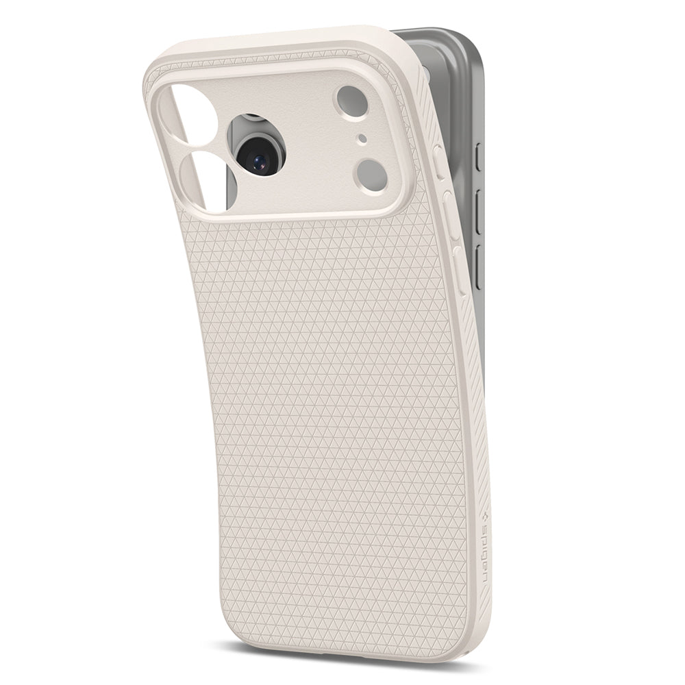 Hülle für Apple iPhone 18 Pro Max / 17 Pro Max, Spigen, Liquid Air, Beige ACS12114