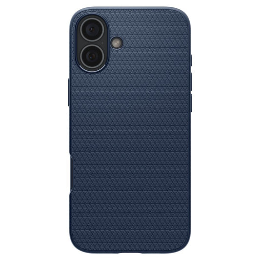 Case for Apple iPhone 16, Spigen, Liquid Air, Blue ACS08195