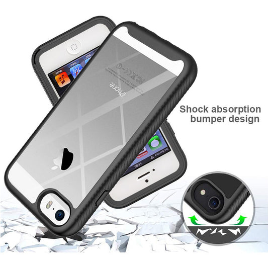 Hülle für Apple iPhone SE (2016) / 5 / 5s, Techsuit, Defense360 Pro, Schwarz