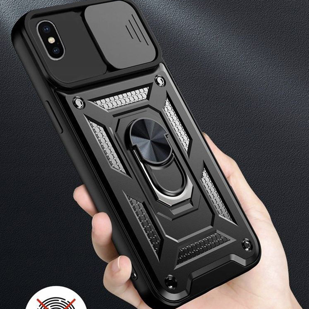 Hülle für Apple iPhone XS Max, Techsuit, CamShield, Grün