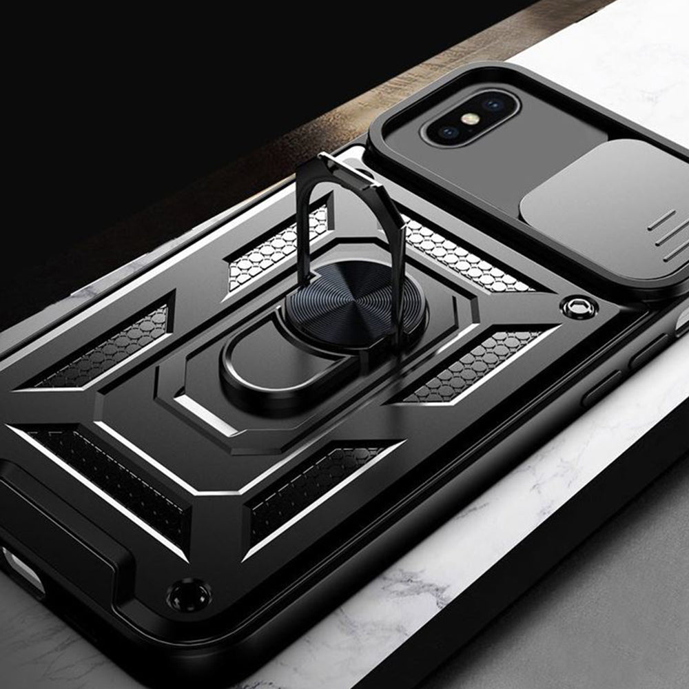 Hülle für Apple iPhone XS Max, Techsuit, CamShield, Grün