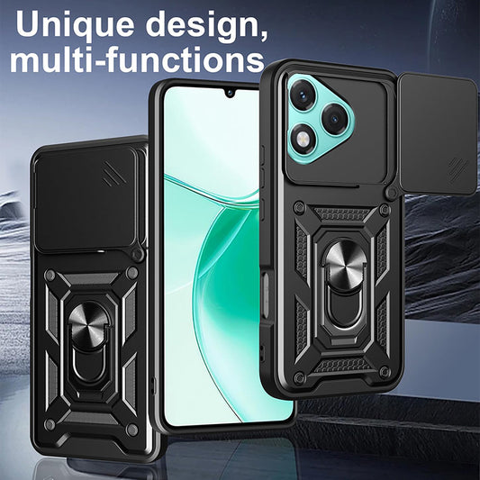 Hülle für Honor 400 Lite, Techsuit, CamShield, Schwarz