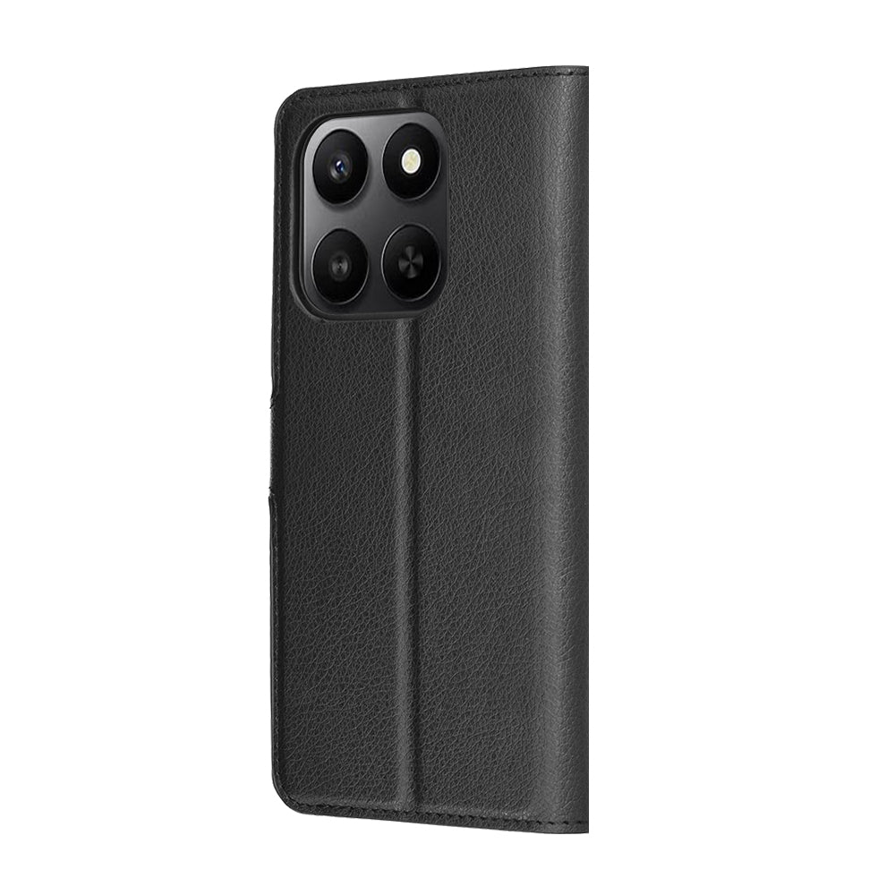 Hülle für Honor 400 Smart 4G / X7d 4G / 400 Smart 5G, Techsuit, Leder-Folio, Schwarz