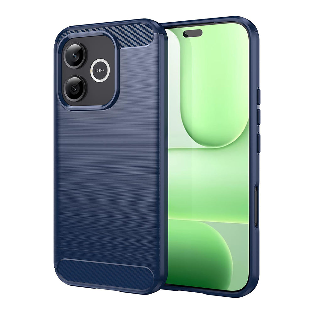 Hülle für Honor 600 Lite, Techsuit, Carbon, Blau