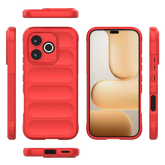 Hülle für Honor 600 Lite, Techsuit, Magic Shield, Rot