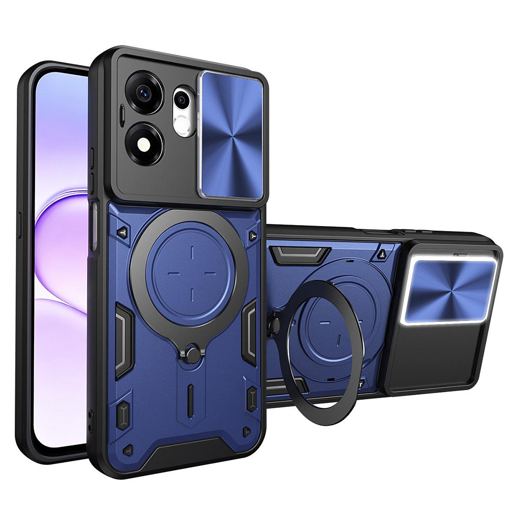 Hülle für Honor 600 Smart, Techsuit, CamGuard Pro, Blau