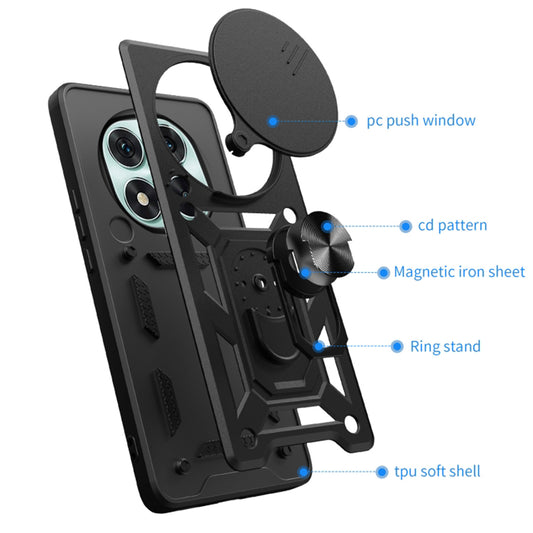 Hülle für Honor Magic7 Pro, Techsuit, CamShield, Blau