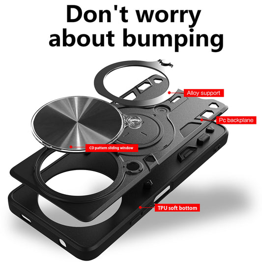 Hülle für Honor Magic8 Lite, Techsuit, CamGuard Pro, Blau