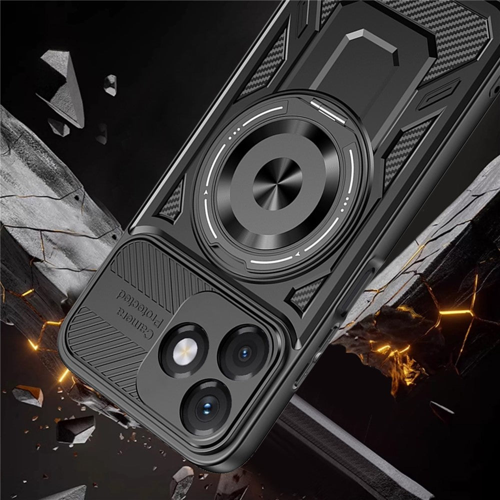 Hülle für Honor X5c Plus, Techsuit, RuggedCam, Lila