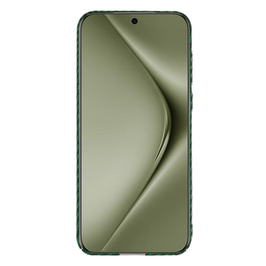 Case for Huawei Pura 70 Ultra, Techsuit, Carbonite FiberShell, Green