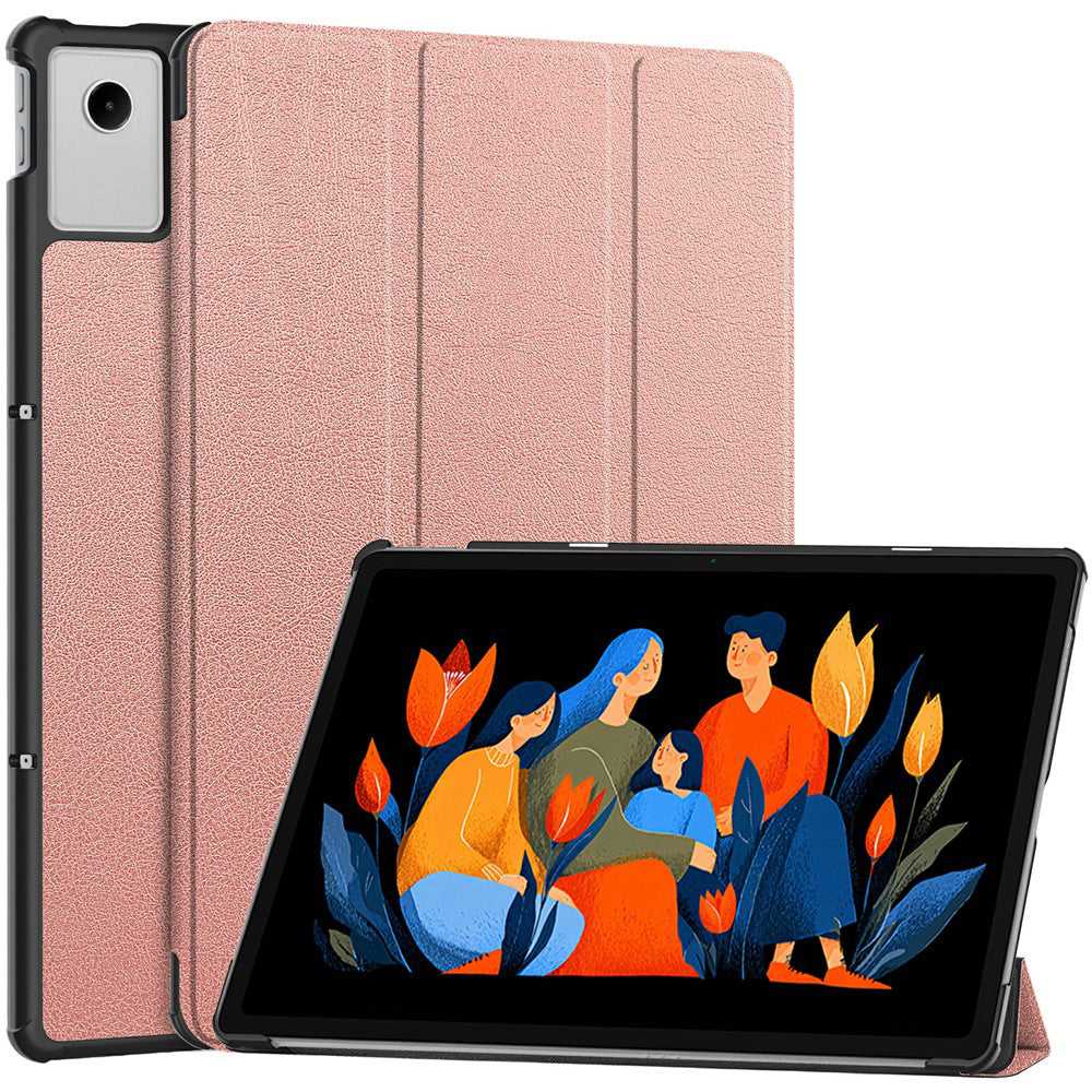 Hülle für Lenovo Idea Tab Plus, Techsuit, FoldPro, Roségold