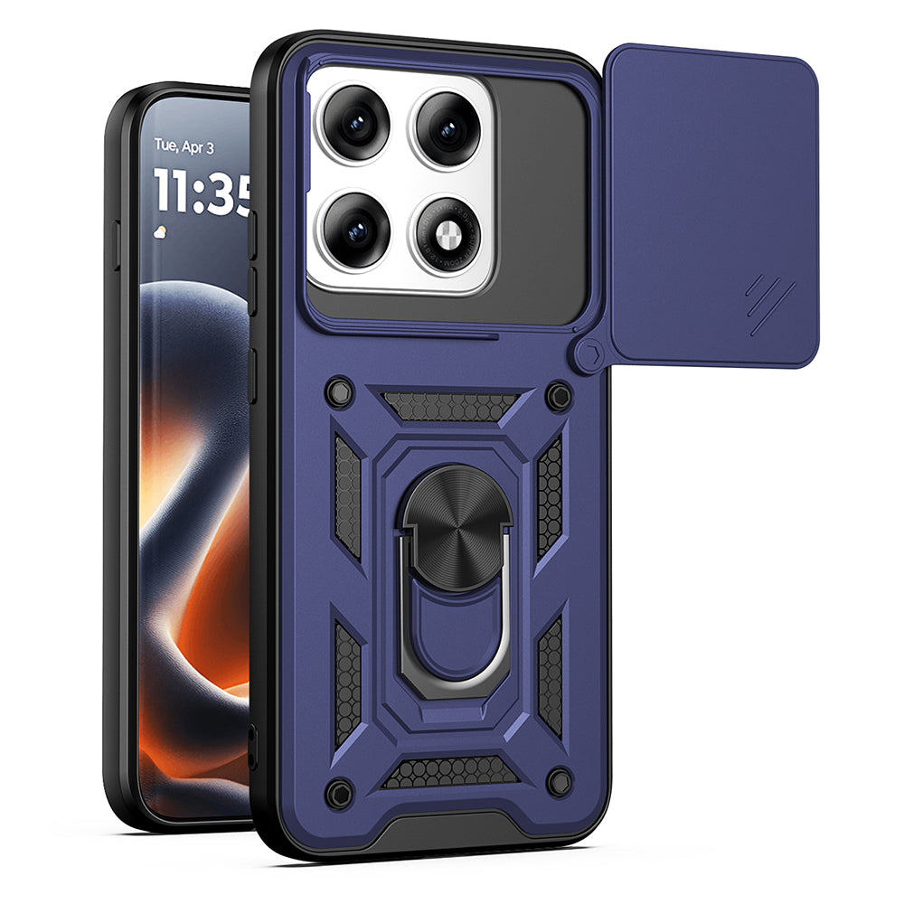 Case for Motorola Edge 70 Pro, Techsuit, CamShield, Blue