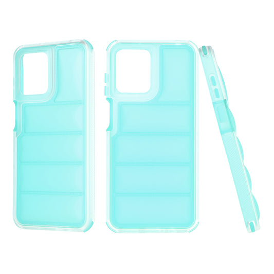 Case for Motorola Moto G13 / G23 / G53, Techsuit, Wave Shield, Turquoise
