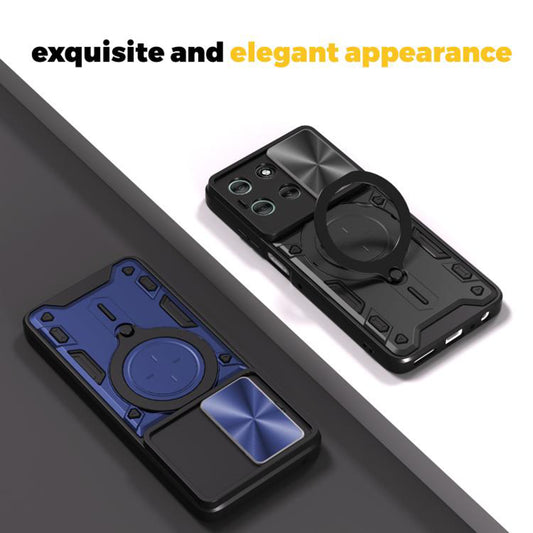 Hülle für Motorola Moto G56, Techsuit, CamGuard Pro, Schwarz