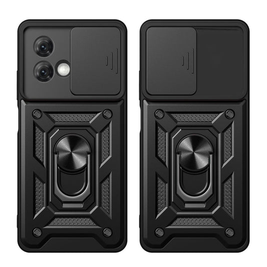 Case for Motorola Moto G84, Techsuit, CamShield, Black