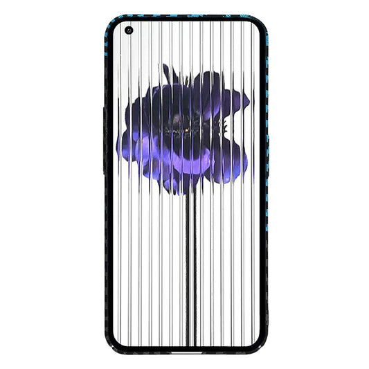 Hülle für Nothing Phone (1), Techsuit, Carbonite FiberShell, Schwarz Blau