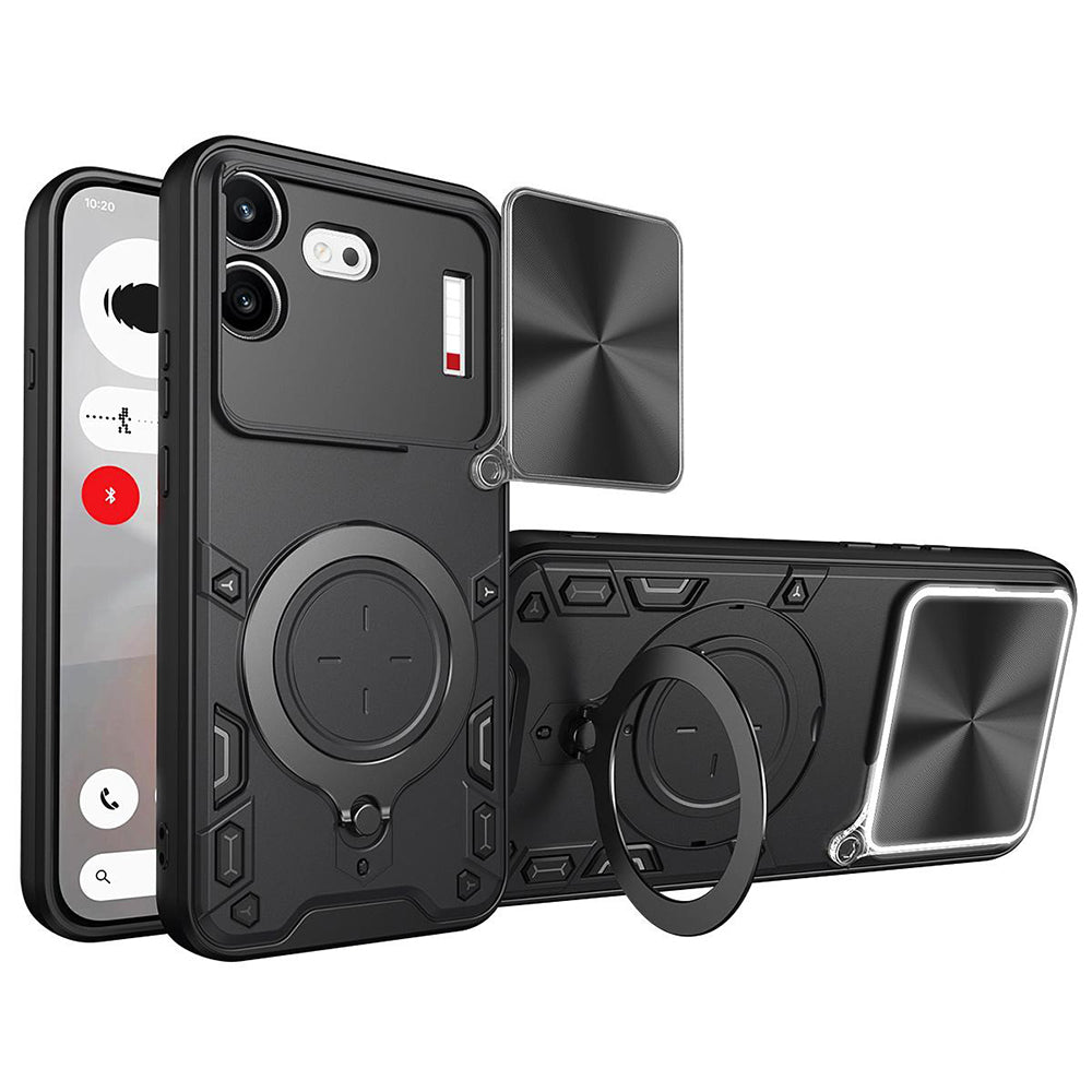 Case for Nothing Phone (4b), Techsuit, CamGuard Pro, Black