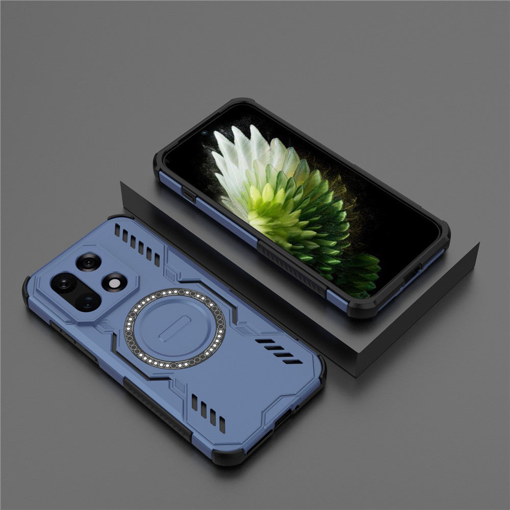 MagSafe Hülle für OnePlus 15, Techsuit, ArmorMag, Blau
