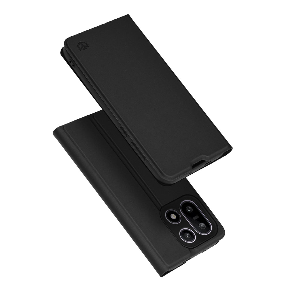 Hülle für OnePlus 15, Techsuit, Magskin Book, Schwarz