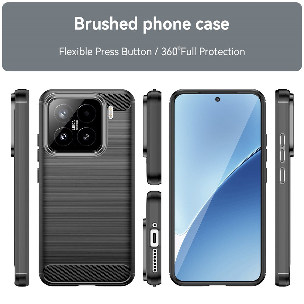 Hülle für Oppo A6 Pro 5G / A6 Pro 4G, Techsuit, Carbon, Schwarz