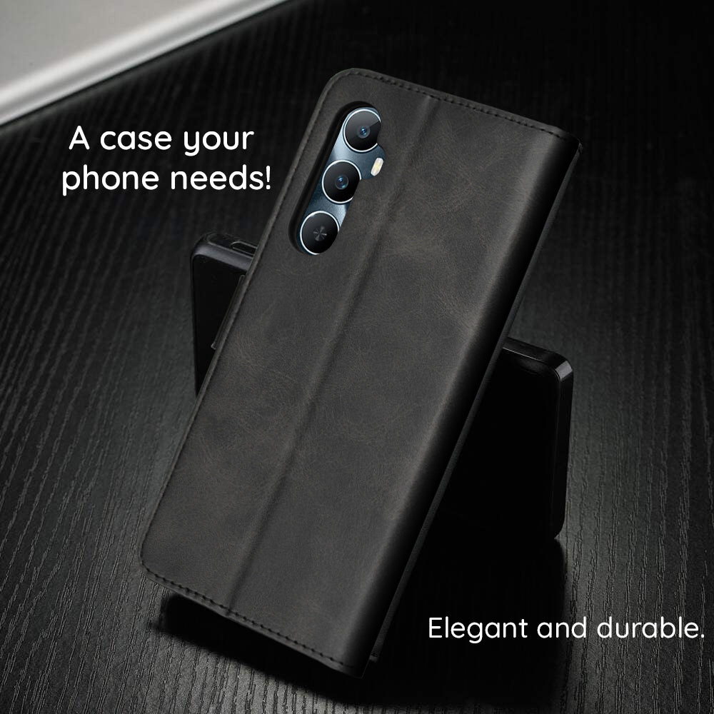 Hülle für Oppo A6 Pro 5G / A6 Pro 4G, Techsuit, Diary Book, Schwarz