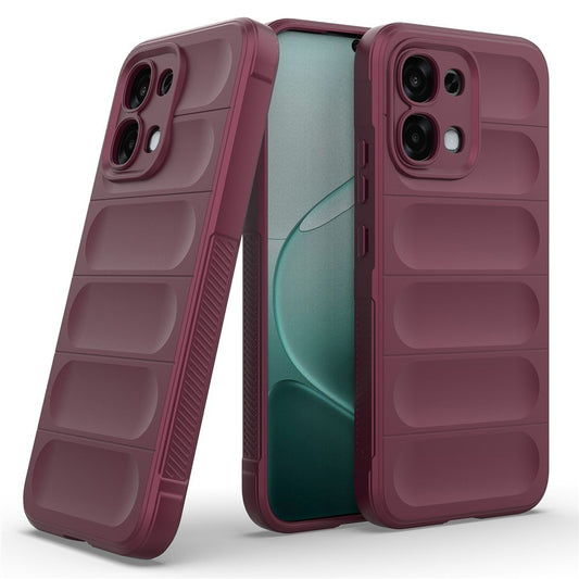Hülle für Oppo A6 Pro 5G / A6 Pro 4G, Techsuit, Magic Shield, Weinrot