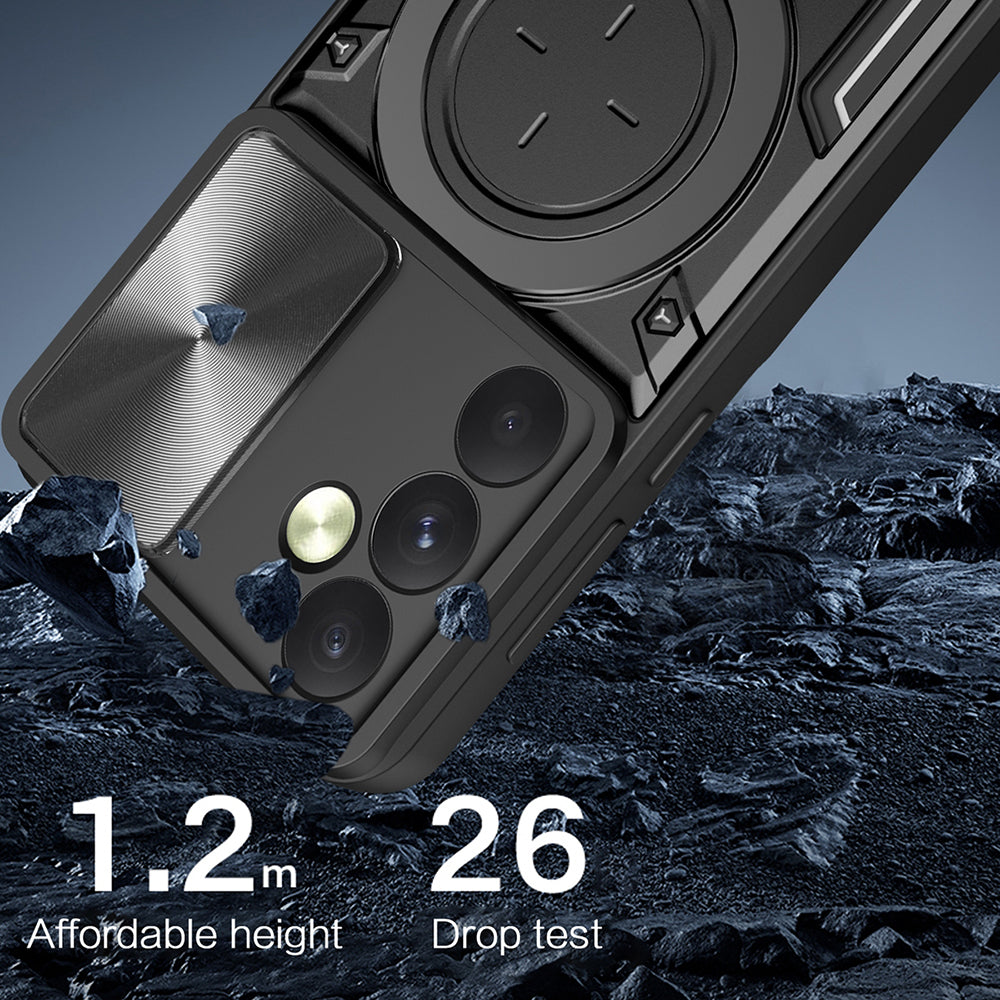 Case for Oppo Reno12 Pro, Techsuit, CamGuard Pro, Blue