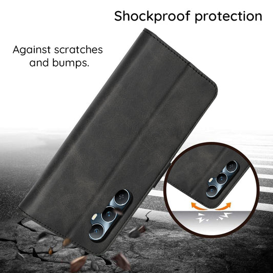 Hülle für Oppo Reno15 FS / Reno15 F, Techsuit, Diary Book, Schwarz