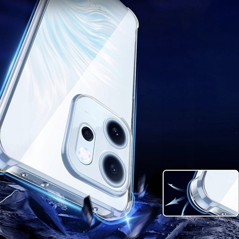 Hülle für Oppo Reno15 FS / Reno15 F, Techsuit, Shockproof Clear, Transparent