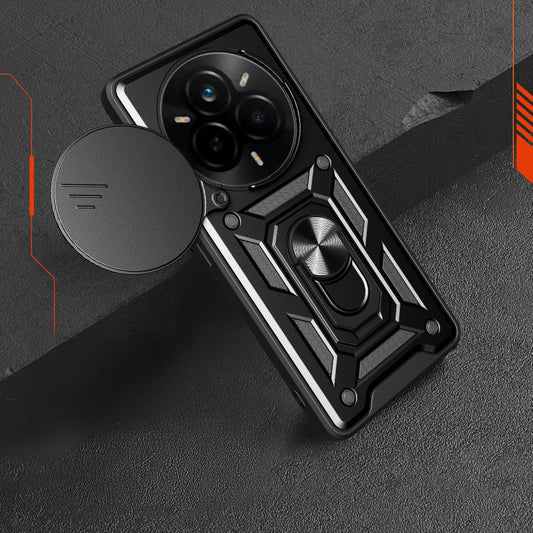 Hülle für Realme 14 Pro, Techsuit, CamShield, Schwarz