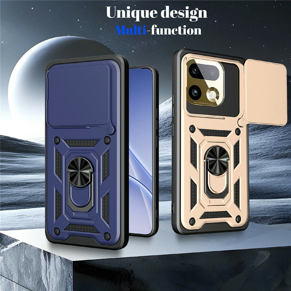 Hülle für Realme 16 Pro+, Techsuit, CamShield, Schwarz