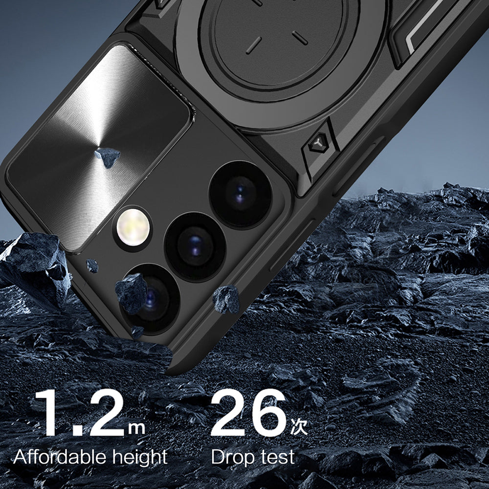 Hülle für Realme Note 70T, Techsuit, CamGuard Pro, Schwarz