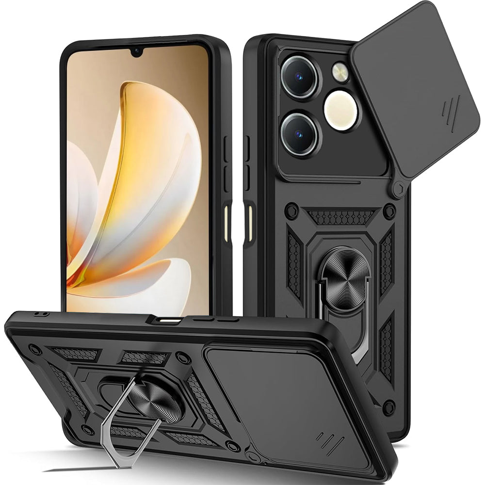 Case for Realme Note 70T, Techsuit, CamShield, Black