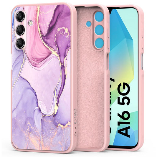 Tasche für Samsung Galaxy A16 5G A166 / A16 4G A165, Tech-Protect, Icon, Lila